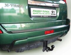 Фаркоп Leader Plus N102-A Nissan X-Trail (T30) 2001-2007. Необходим вырез в бампере. Нагрузки 1500/75 кг.