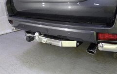 Фаркоп ТСС TCU00061 с фланцевым шаром надпись "Land Cruiser" для Toyota Land Cruiser Prado 150 2009+