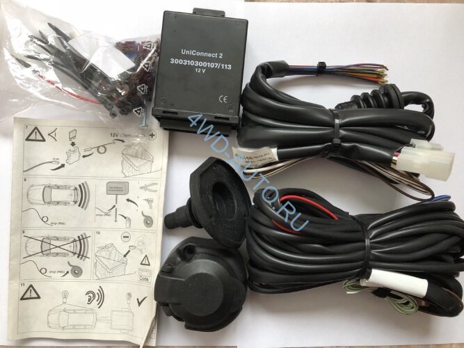 Универсальная электрика к фаркопу с блоком согласования Smart-Connect 13 pin