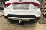 Фаркоп Bosal 6760-A для KIA RIO X-LINE 2017-...требуется подрезка бампера. Тип шара: A. Нагрузки 1300/75 кг.
