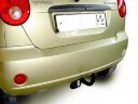 Фаркоп Leader Plus C208-A Chevrolet Spark 1 хетчбек 2005-2011. Без выреза бампера. Нагрузки 750/50 кг.
