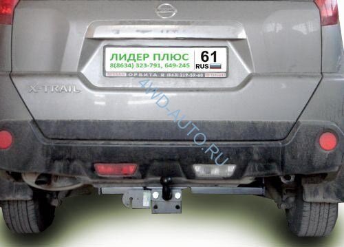 Фаркоп Leader Plus N103-FC Nissan X-Trail (T31) 2007-2014 г.в. Без подрезки бампера. Тип шара: A. Нагрузки: 1200/50 кг.
