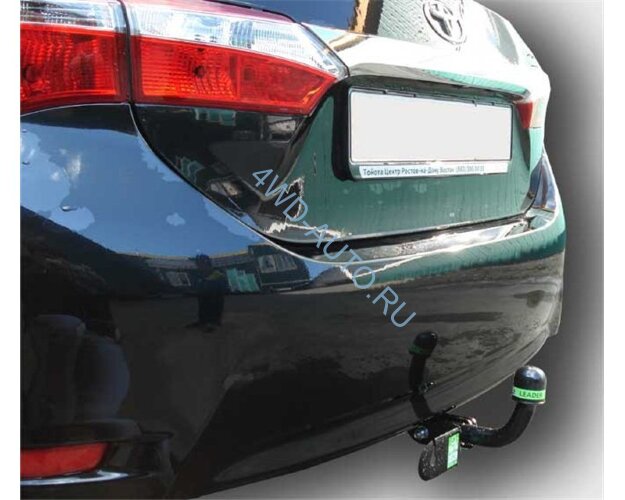 Фаркоп Leader Plus T117-A на Toyota Corolla E150, седан, с 2007 по 2013 г.в. E160, седан, с 2013 по 2019 г.в.