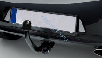 Фаркоп Leader Plus K105-A Kia Picanto (BA) хетчбек 2004-2011 без выреза бампера. Нагрузки 1000/75 кг.