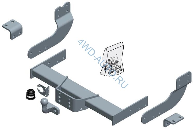Фаркоп Brink 608300 на Toyota Hilux с 2015г