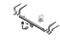 Фаркоп Brink 663400 на Toyota Rav 4 с 2019 г.в.