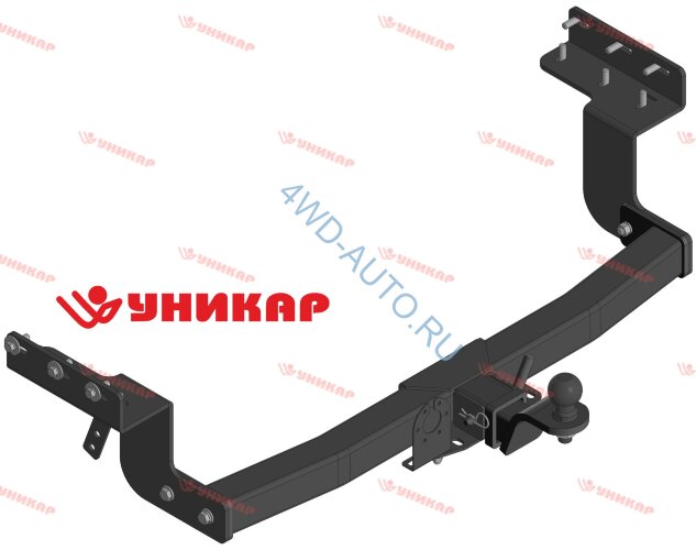 Фаркоп на Mitsubishi Delica D:5 I поколение Рестайлинг (Шар Е) / Уникар 16255Е