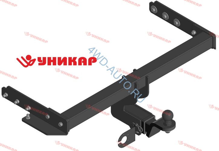 Фаркоп на Jeep Grand Cherokee IV поколение с 2010 г/в (под бампер) / Уникар 16223Е