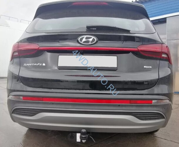 Фаркоп Уникар на Hyundai Santa Fe IV поколение рестайлинг (шар E)