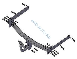 Фаркоп Leader Plus F117-A Ford Kuga DM2 2008-2013 г.в. Без выреза бампера. Нагрузки 1500/75 кг.
