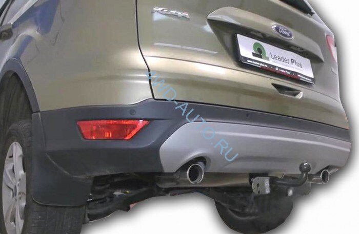 Фаркоп Leader Plus F120-A Ford Kuga с 2013 г.в. Без выреза бампера. Нагрузки 1500/75 кг.