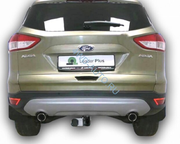 Фаркоп Leader Plus F120-A Ford Kuga с 2013 г.в. Без выреза бампера. Нагрузки 1500/75 кг.