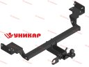 Фаркоп Уникар на  Hyundai Tucson III поколение 2015 — 2018 дорестайлинг , Kia Sportage IV поколение 2015 — 2018 дорестайлинг (шар Е) | Быстросъемный шар под американский квадрат