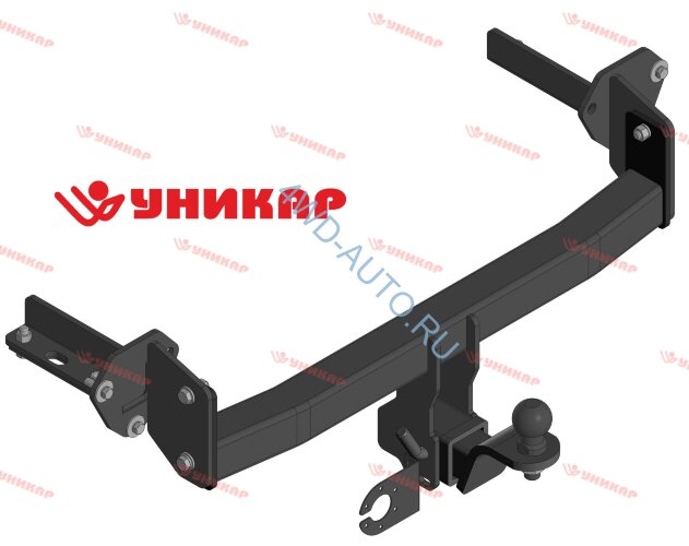 Фаркоп на Subaru Forester 2012-2019 IV поколение  (Шар E)  / Уникар 18245Е