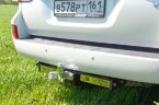 Фаркоп Leader Plus T110-F(N) Toyota Land Cruiser 200 2007-, Lexus LX 570 2007-, Lexus LX 450d 2015- (с нерж. пластиной). Нагрузки 2000/100 кг. Электрика в комплекте.