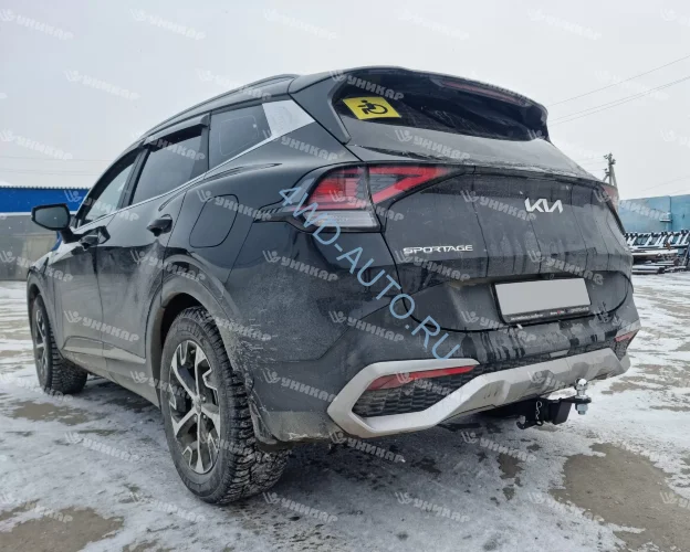 Фаркоп на Hyundai Tucson IV поколение с 2020 г/в, Kia Sportage с 2020 г/в V поколение (Шар Е) / Уникар 12204E