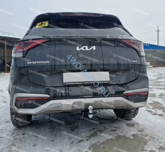 Фаркоп на Hyundai Tucson IV поколение с 2020 г/в, Kia Sportage с 2020 г/в V поколение (Шар Е) / Уникар 12204E