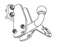 Фаркоп Avtos NS 20 для NISSAN Patrol  Y61 1997-2010. Без подрезки бампера. Тип шара: A. Нагрузки: 1500/75 кг
