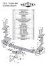 Фаркоп C204-BA «TAVIALS» для CHEVROLET LACETTI  универсал  2004 -2012 (с быстросъемным шаром). Тип шара: C. Нагрузки 1200/75 кг. Сверление 4 отверстий. Электрика в комплекте.