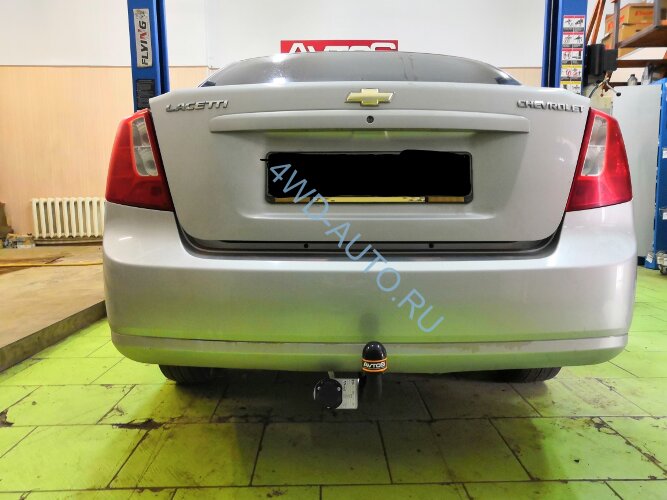 Фаркоп Avtos DW 07 для Ravon Gentra 2015-, Chevrolet Lacetti 2005-2012 седан, Daewoo Gentra 2013- без подрезки бампера. Тип шара: A. Нагрузки: 1100/75 кг. 
