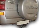 Фаркоп Leader Plus S406-F Suzuki Grand Vitara 2005-2016 (только JB420, JB424W). Невидимый вырез бампера. Нагрузки 2000/100 кг
