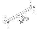 Фаркоп Avtos CE 01 для CHERY Amulet 2006-2011. Требуется подрезка бампера. Тип шара: A. Нагрузки: 750/50 кг.