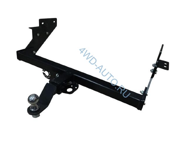 Фаркоп Bizon FA 0978-E Mitsubishi Pajero IV 2007-, Mitsubishi Pajero III 2000-2007 без подрезки бампера / Тип шара: E (легкосъемный шар под квадрат) / Нагрузки: 3500/120 кг