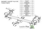 Фаркоп Leader Plus P107-FC Peugeot Boxer 3 L2 с 2006 г.в.