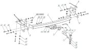 Фаркоп Bizon FA 1007-E на Kia Mohave с 2009 г/в с пневмоподвеской