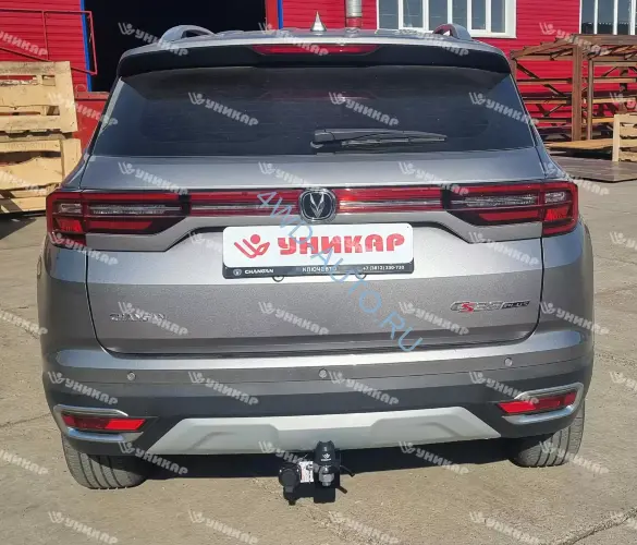 Фаркоп на Changan CS35 Plus с 2018 г/в (Шар Е) / Уникар 19255E