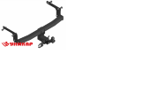 Фаркоп Уникар 18160Е на Renault Duster 2010-2020 / Nissan Terrano 2014-... | Быстросъемный шар под американский квадрат