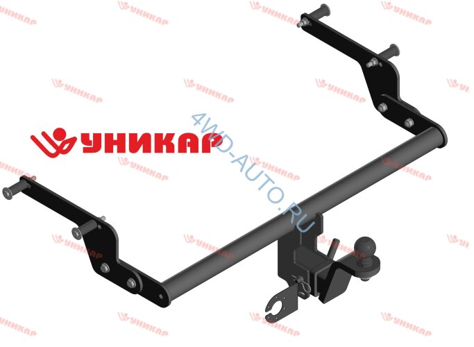 Фаркоп на Renault Logan I, II поколение (2005 — 2014 г.в.), Renault Sandero II поколение (2014 г.в. — …) ,Renault Sandero Stepway II поколение (2014 г.в. — …) (Шар Е) / Уникар 18241Е
