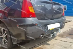 Фаркоп на Renault Logan I, II поколение (2005 — 2014 г.в.), Renault Sandero II поколение (2014 г.в. — …) ,Renault Sandero Stepway II поколение (2014 г.в. — …) (Шар Е) / Уникар 18241Е