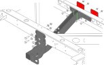 Фаркоп Oris-Bosal 6509-E на УАЗ-3159, 3160, 3162, УАЗ-3163 Патриот, УАЗ 31631. С шаром под американский квадрат 50х50