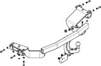Фаркоп Avtos MI 21 на Mitsubishi Outlander XL 2007-2012, Citroen C-Crosser 2007-2012, Peugeot 4007 2007-2012 . Требуется подрезка бампера. Тип шара: A. Нагрузки: 1500/75 кг. Электрика в комплекте.