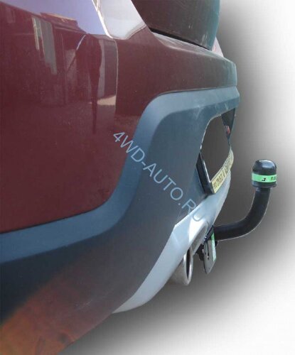 Фаркоп Leader Plus R110-A Renault Sandero Stepway 2008-2014 г.в. Установка без снятия и выреза бампера. Нагрузки: 1200/75 кг.  