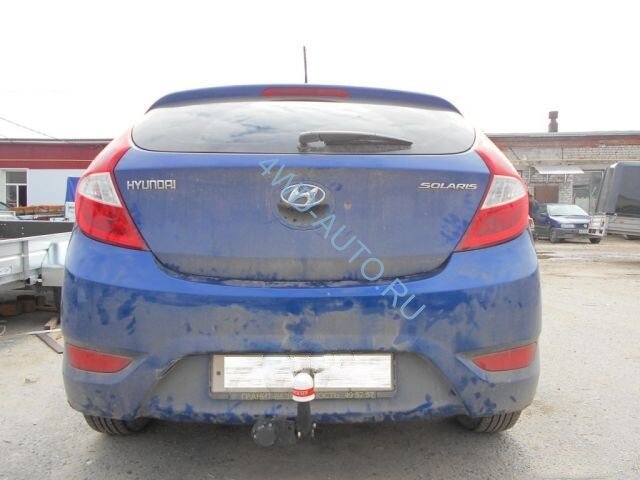 Фаркоп Трейлер 7240 Hyundai Solaris седан/хетчбек 2011-2017, Kia Rio III седан 2011- Требуется подрезка бампера. Тип шара: A. Нагрузки: 1000/50 кг.