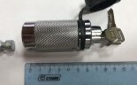 Фиксатор вставки американский квадрат с замком (D 14mm) Leader Plus KPL-029