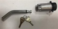 Фиксатор вставки американский квадрат с замком (D 14mm) Leader Plus KPL-029