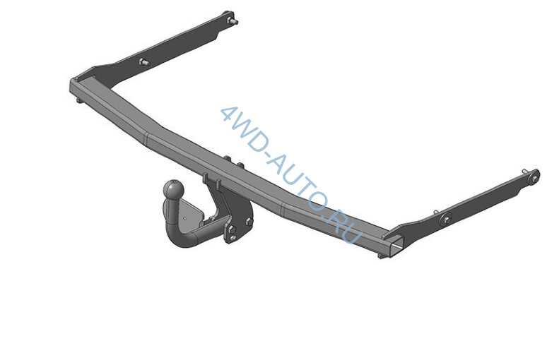 Фаркоп Avtos FD 19 для Ford Focus III хетчбек 5 дверей 2011-, Ford Focus II хетчбек 3/5 дверей 2004-2011, Ford C-MAX 2003-2010. Без подрезки бампера. Тип шара: A. Нагрузки: 1500/75 кг.