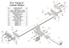 Фаркоп Leader Plus H232-A на Hyundai Tucson с 2021 г.в (искл. корейскую сборку)