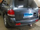Фаркоп Трейлер 7230 для Hyundai Santa Fe 2001-2006, Hyundai Santa Fe Classic (Таганрог) 2007-2013. Требуется подрезка бампера. Тип шара: A. Нагрузки: 1500/75 кг.