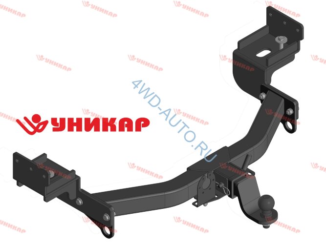 Фаркоп на Mitsubishi Pajero Sport III с 2020 г/в поколение рестайлинг (Шар Е) / Уникар  16221Е