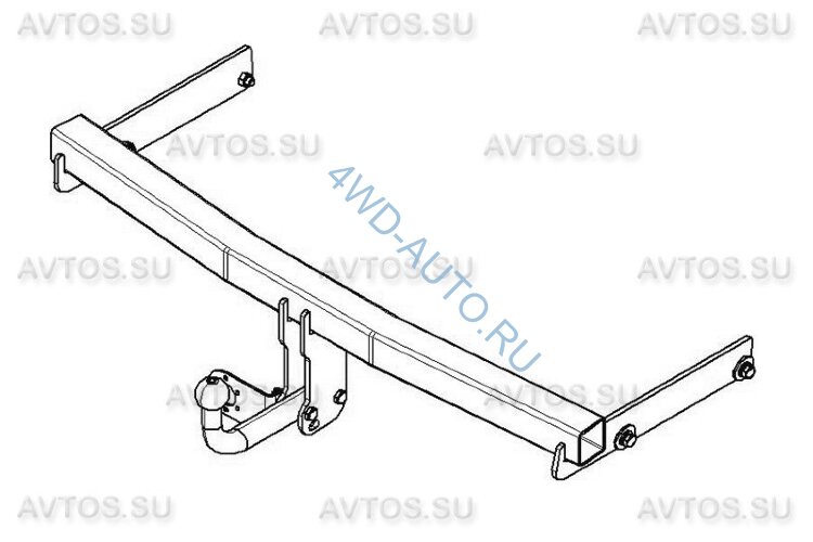 Фаркоп Avtos VW 24 для VOLKSWAGEN Passat B6 2005-10.2010 седан/универсал