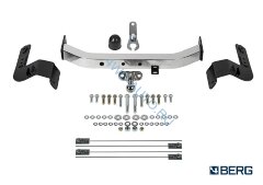 Фаркоп BERG Toyota Land Cruiser 200 (кроме Executive, TRD), 2007-, шар F, с нерж. накладкой, 1500/75 кг.