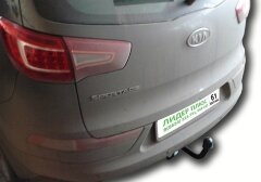 Фаркоп Leader Plus K112-A Hyundai IX35 с 2010-2015. Без выреза бампера. Нагрузки 1500/75 кг.