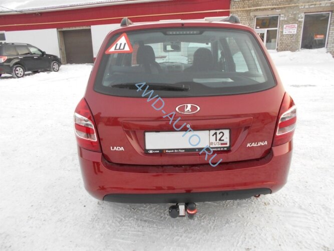 Фаркоп Bosal 1219-AN на ВАЗ Калина 1, 1119, хэтчбек, с 2005 г/в,  Калина 2, 2192, хэтчбек, с 2013 г/в
