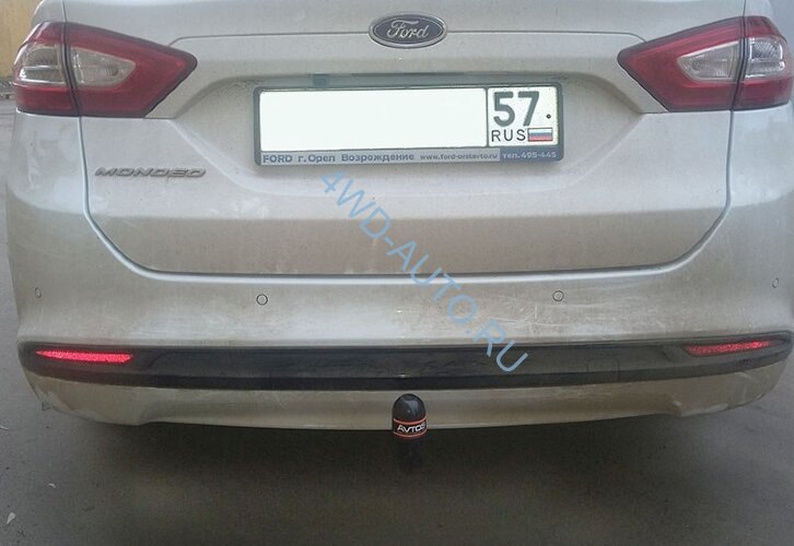 Фаркоп AVTOS FD 33 Фаркоп на Ford Mondeo седан 2015-. Без выреза в бампере. Тип шара: A. Нагрузки: 2000/75 кг.  