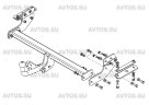 Фаркоп AVTOS FD 33 Фаркоп на Ford Mondeo седан 2015-. Без выреза в бампере. Тип шара: A. Нагрузки: 2000/75 кг.  
