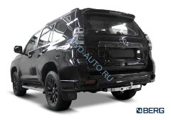 Фаркоп BERG Toyota Land Cruiser Prado 150 Black Onyx (2020-), шар F, с нерж. накладкой, 1500/75 кг.